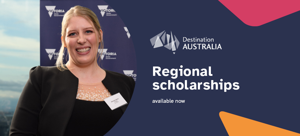 Destination Australia - Regional scholarships 