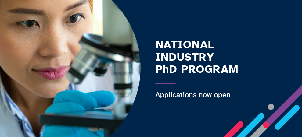 National Industry PhD Program Round 2 Newsroom Banner