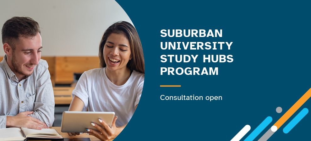Suburban University Study Hubs open Newsroom Banner