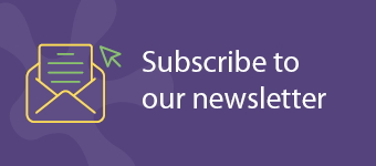 Purple image with letter in an envelope icon with text that reads 