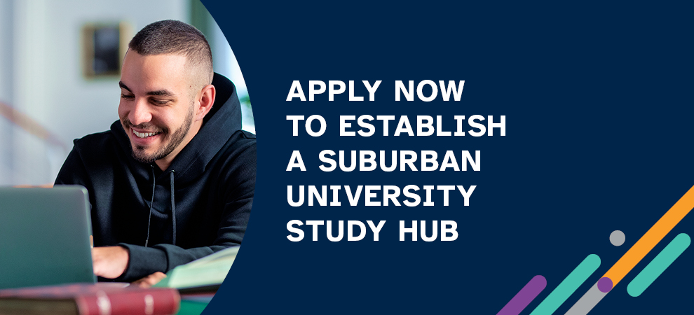 Suburban University Study Hub - Applications Open (Decorative)