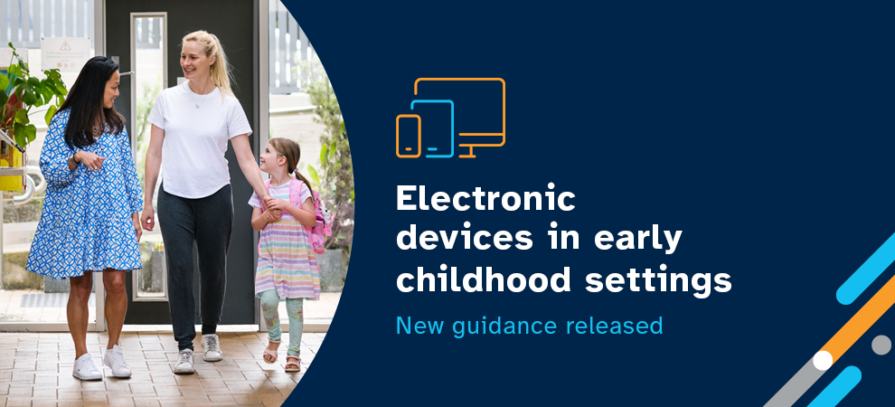 New Guidance on Using Electronic Devices in Early Childhood Newsroom Banner