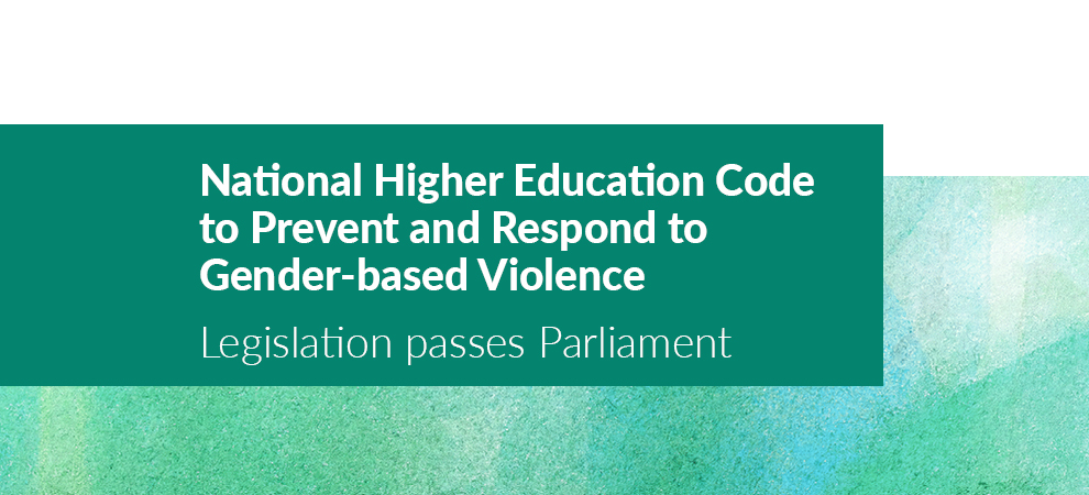 National Code passing Parliament Newsroom Banner