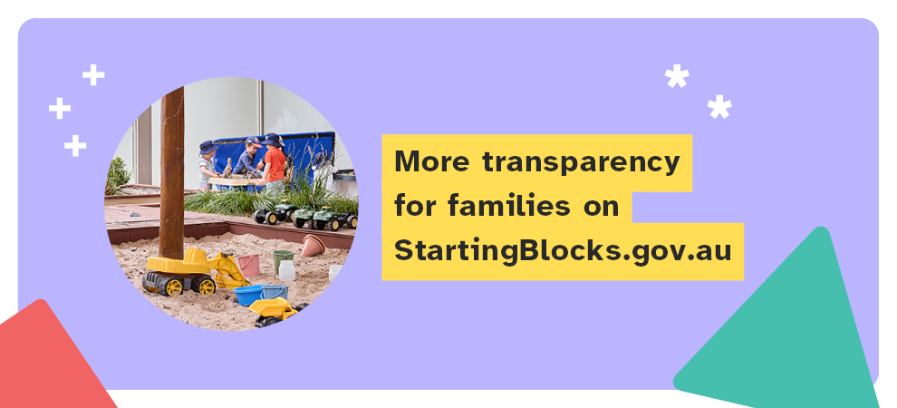 More transparency for families on StartingBlock.gov.au