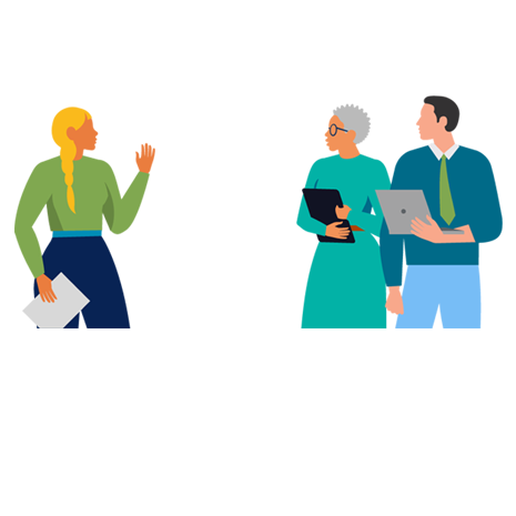 People talking image for What we heard section