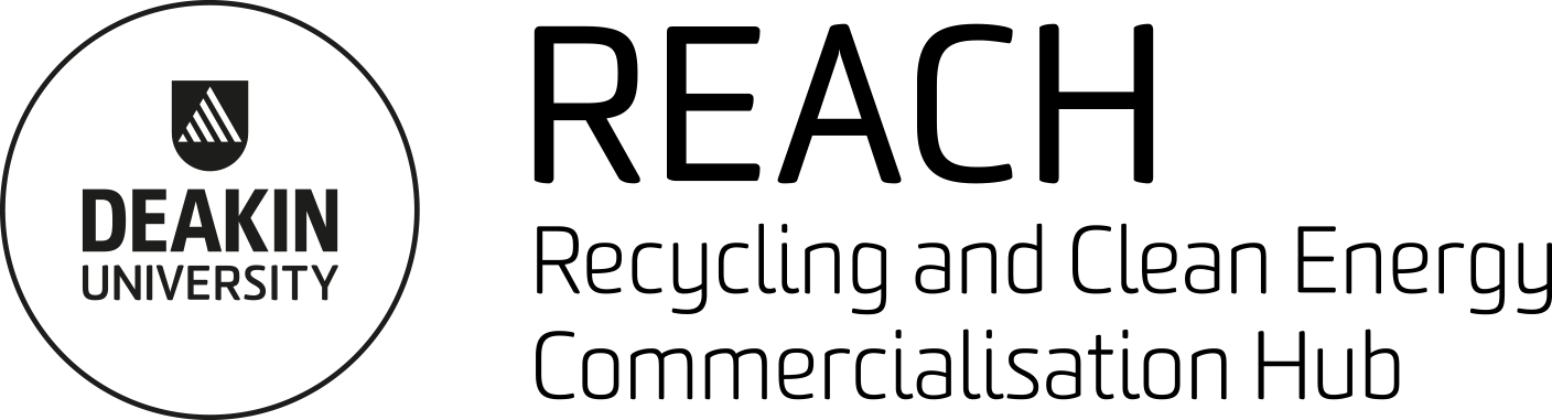 Recycling and Clean Energy Commercialisation Hub Logo