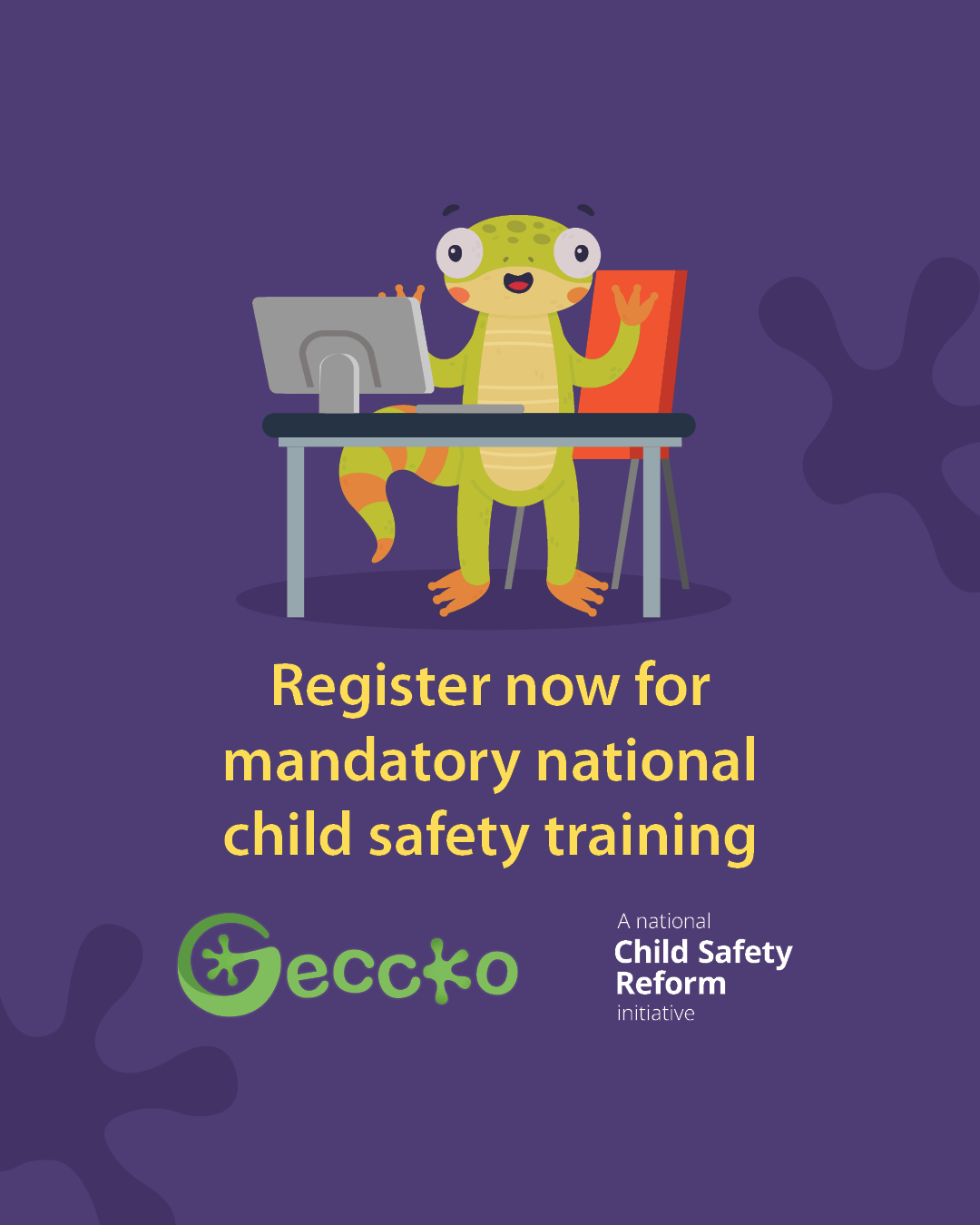 Register now for mandatory national child safety training
