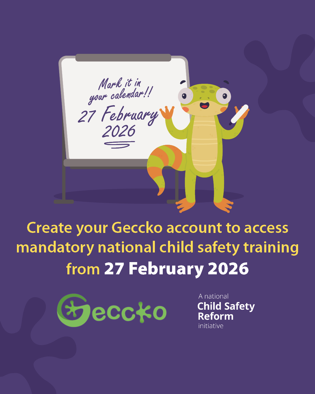 Create your Geccko account