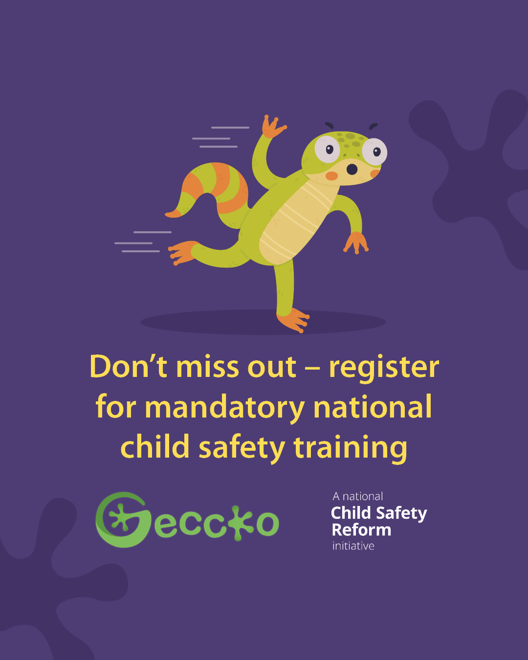 Don't miss out - Register for mandatory national child safety training
