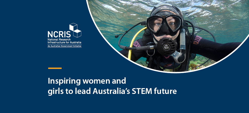 International Day of Women and Girls in Science - woman scuba diving.