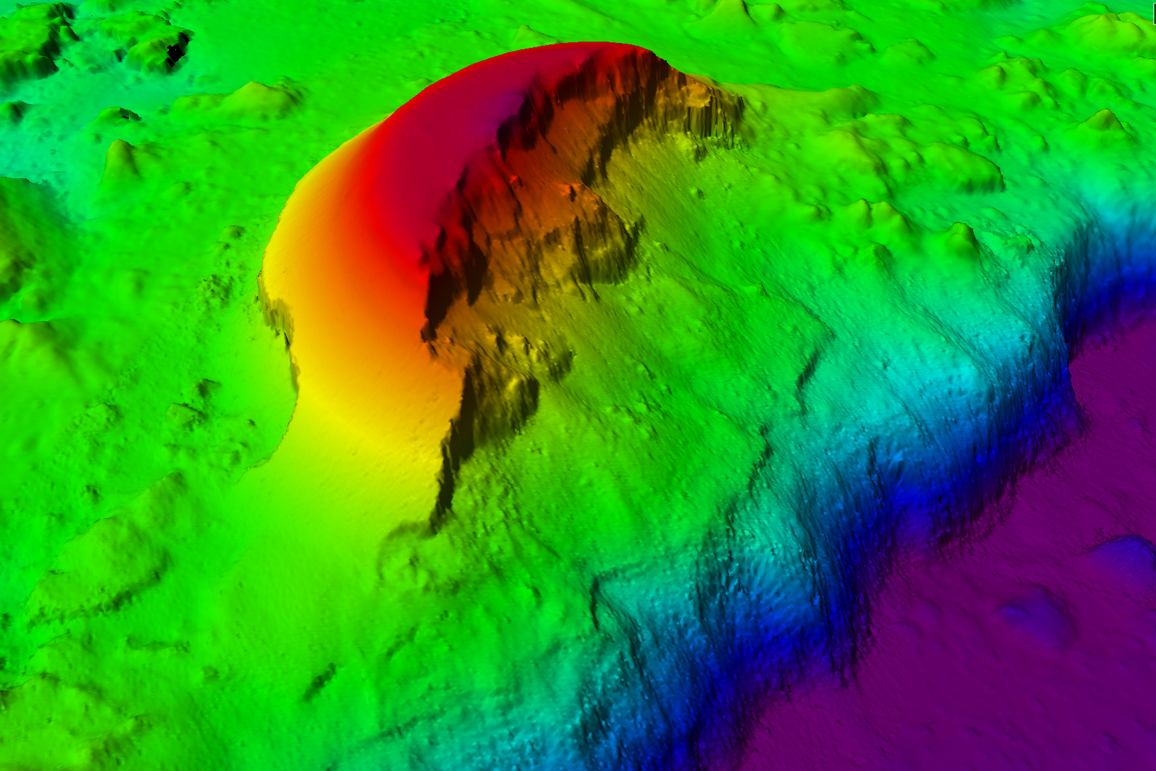 Marine seabed mapping in the Coral Sea