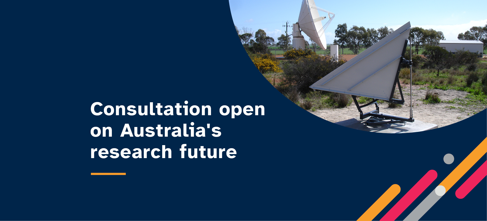 Consultations open on Australia's research future newsroom banner