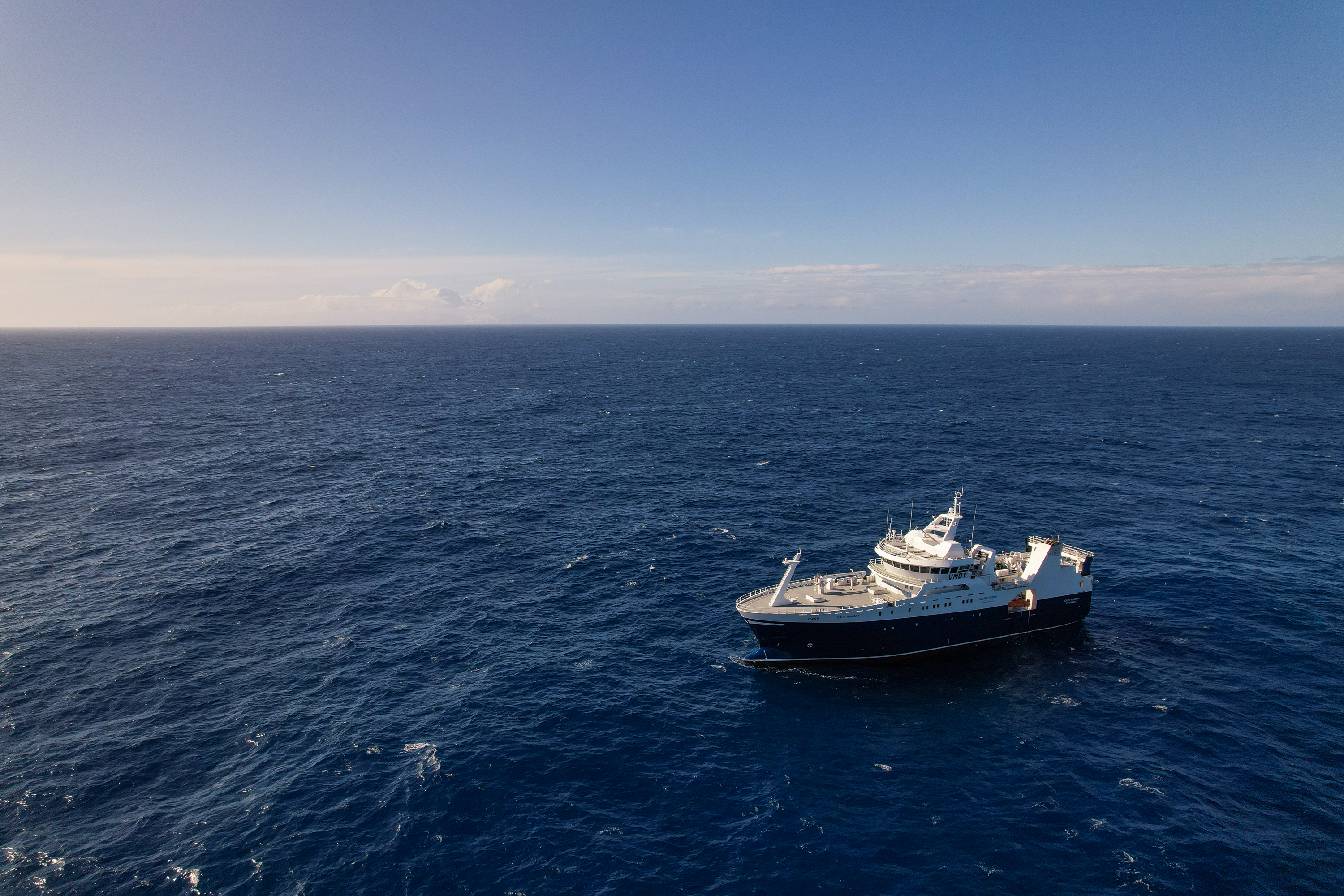 Photo of boat on the ocean.