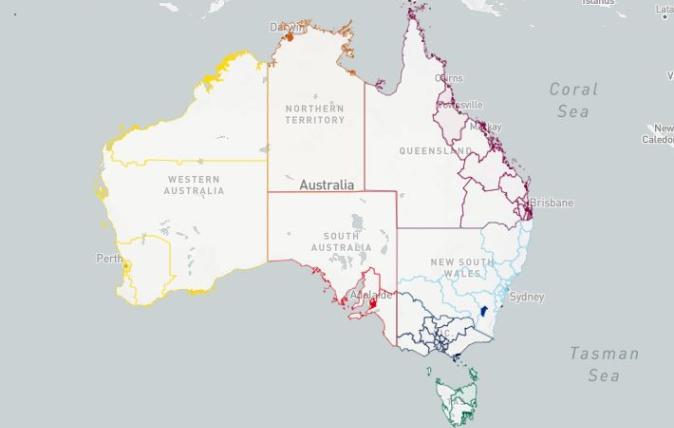Map of Australia