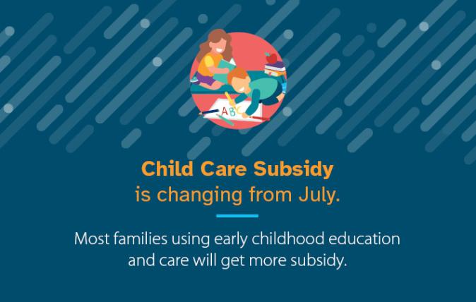 Changes to Child Care Subsidy Newsroom Banner