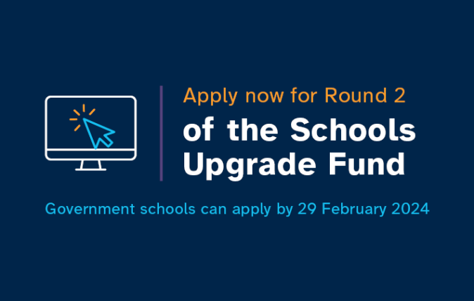 Schools Upgrade Fund - Round 2_Newsroom Banner