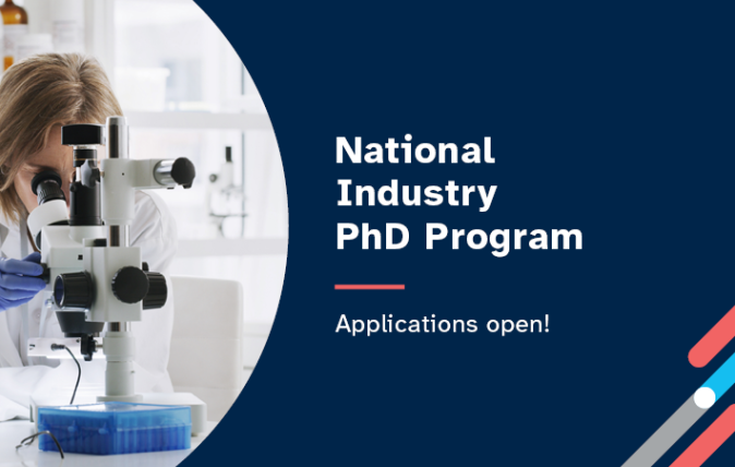 National Industry PHD Program Applications open