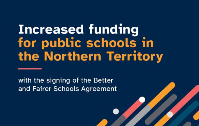 Increased funding for public schools in the Northern Territory