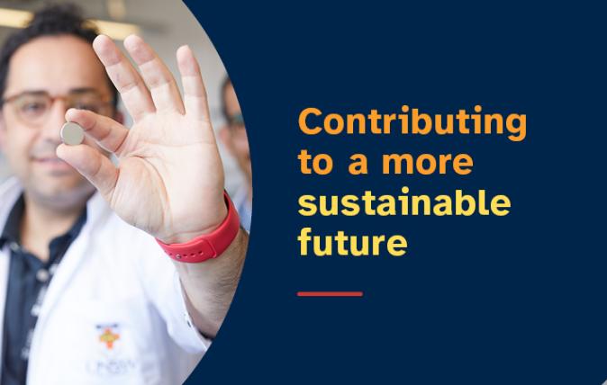 Contributing to a more sustainable future