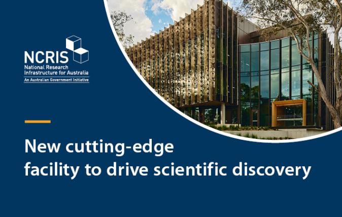 New cutting-edge facility to drive scientific discovery banner with an image of a building.