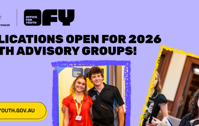 Applications open for 2026 Youth Advisory Groups