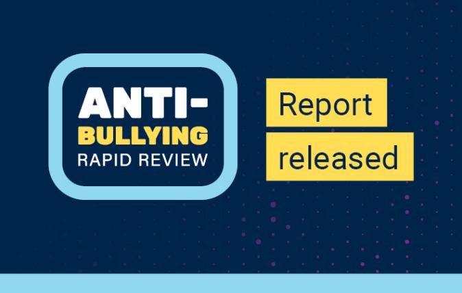 Anti-Bullying Rapid Review Report released