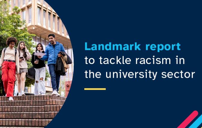 Landmark report to tackle racism in the university sector banner