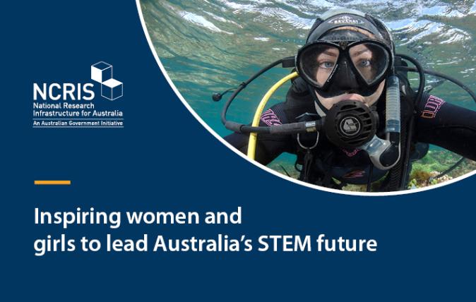 International Day of Women and Girls in Science - woman scuba diving.