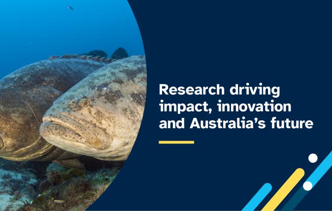 Research driving impact, innovation and Australia's future