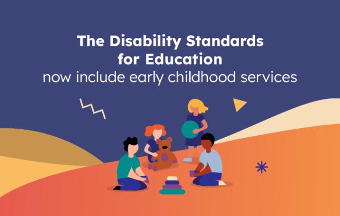The disability standards for education banner