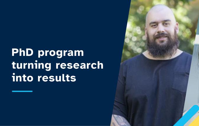 National Industry PhD Program Newsroom Banner