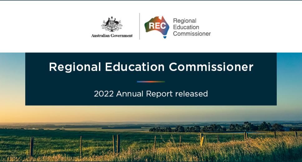 Regional Education Commissioner 2022 Annual Report now available Banner Image