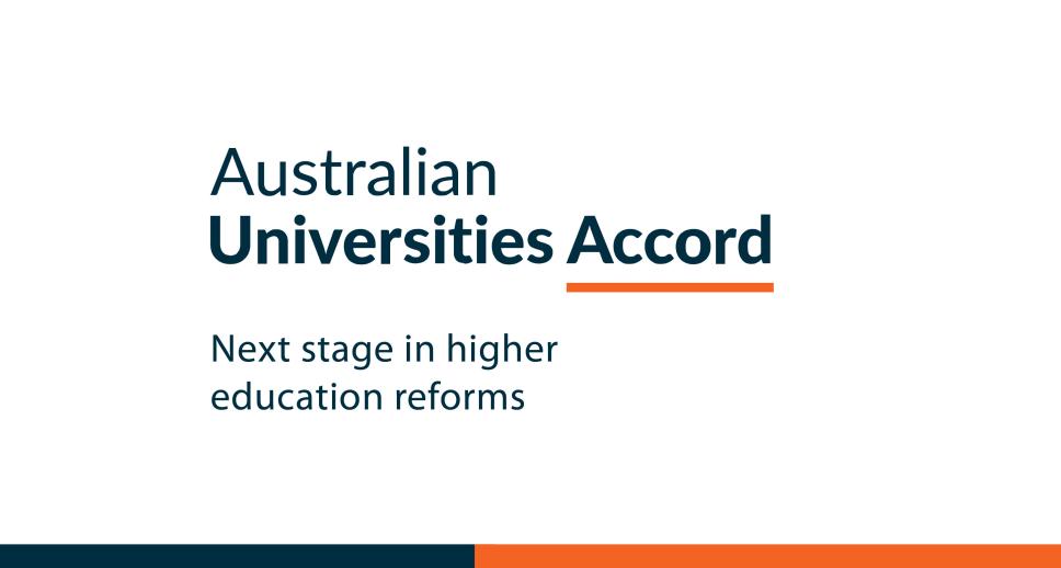 Australian Universities Accord banner for newsroom article.