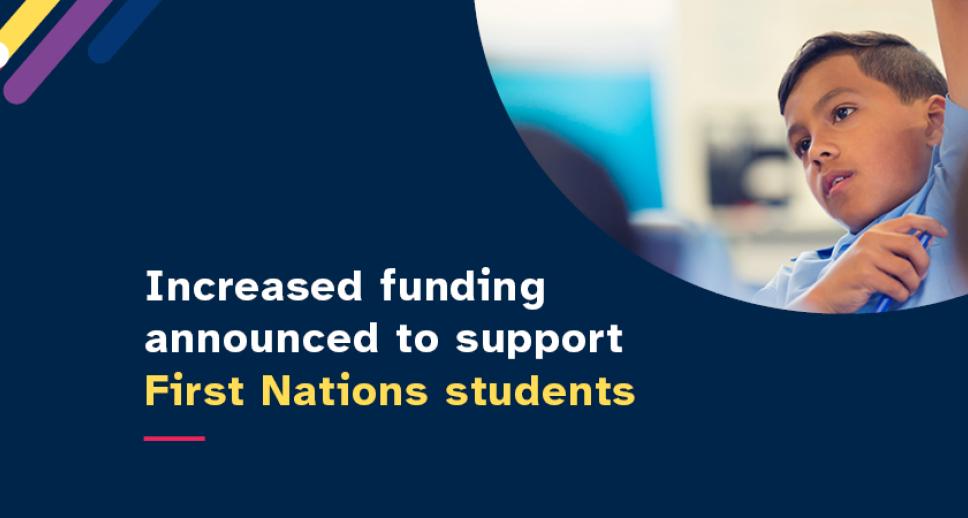 Increased funding to support First Nations student's newsroom banner