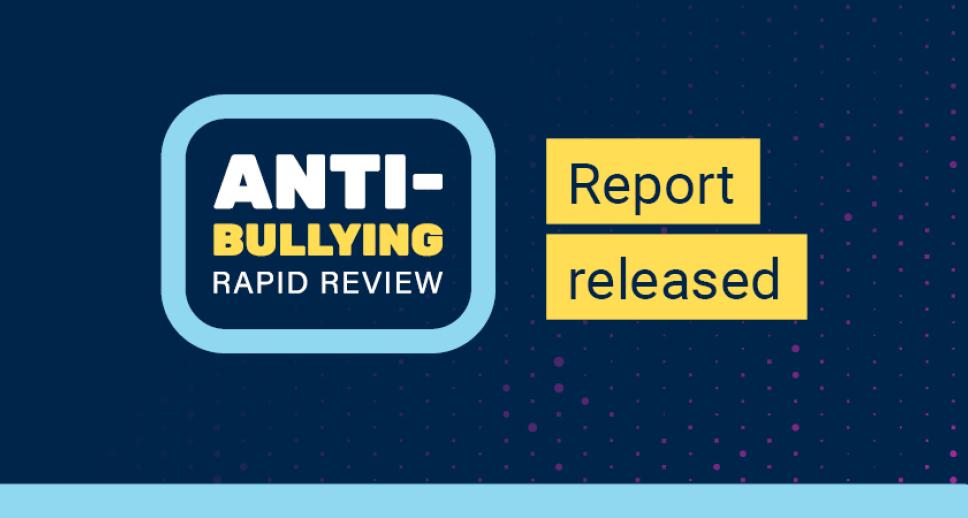 Anti-Bullying Rapid Review Report released