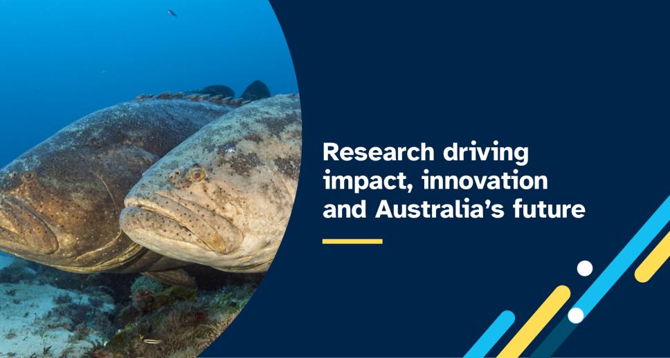 Research driving impact, innovation and Australia's future