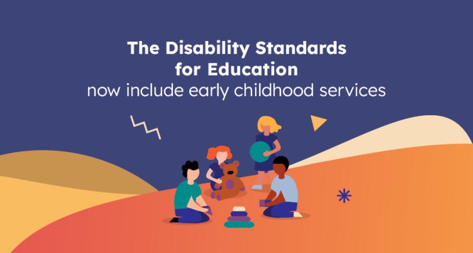 The disability standards for education banner