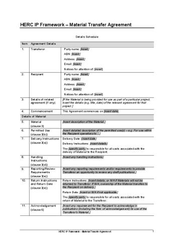 HERC IP Framework - Material Transfer Agreement.pdf