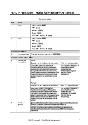 HERC IP Framework - Mutual Confidentiality Agreement.pdf