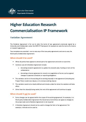 HERC IP Framework - Variation Agreement Pack.pdf