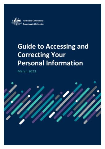Guide to accessing and correcting personal information (March 2023).pdf