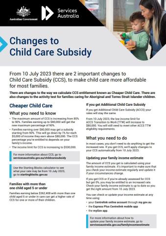 Changes to Child Care Subsidy Fact Sheet.pdf