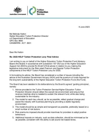 Final Board Advice to TPS Director on 2023 HELP Levy.pdf