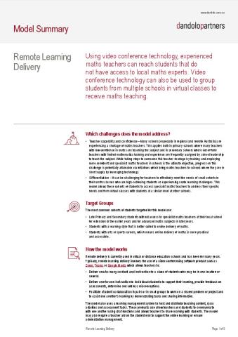 Best Practice Model 3 - Remote Learning Delivery.pdf