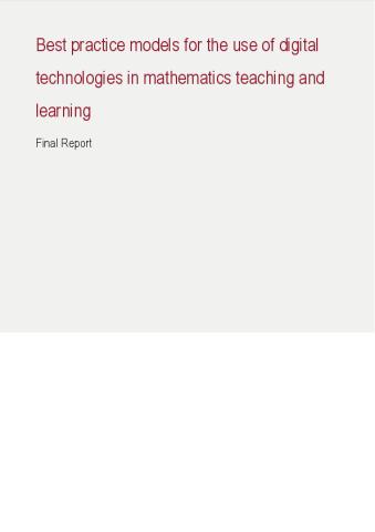 Final report - Best practice models for the use of digital technologies in mathematics teaching and learning.pdf