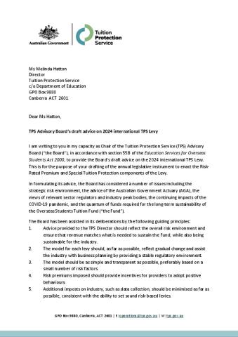 Draft Board Advice to TPS Director on 2024 International TPS Levy.pdf