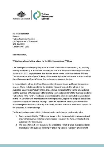 Final Board Advice to TPS Director on 2024 International TPS Levy.pdf