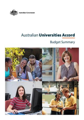 Australian Universities Accord - Budget Summary.pdf