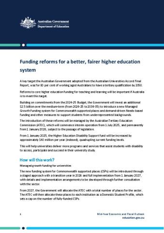 241217 - MYEFO factsheet - Reforms to funding for higher education FINAL.pdf