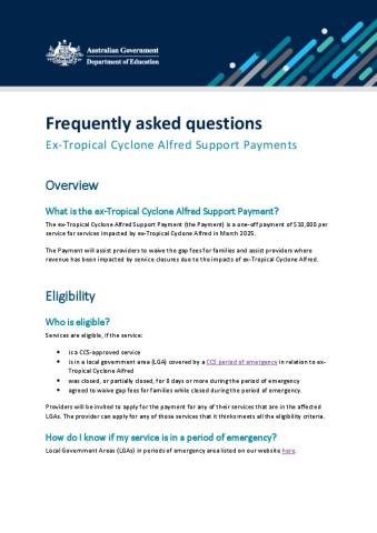 Frequently asked questions for the ex-Tropical Cyclone Alfred Support Payment.pdf